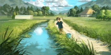 Anime Boy Fishing Live Wallpaper