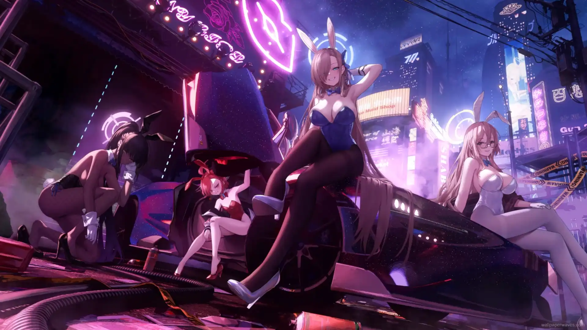 Bunny Girls Blue Archive Live Wallpaper
