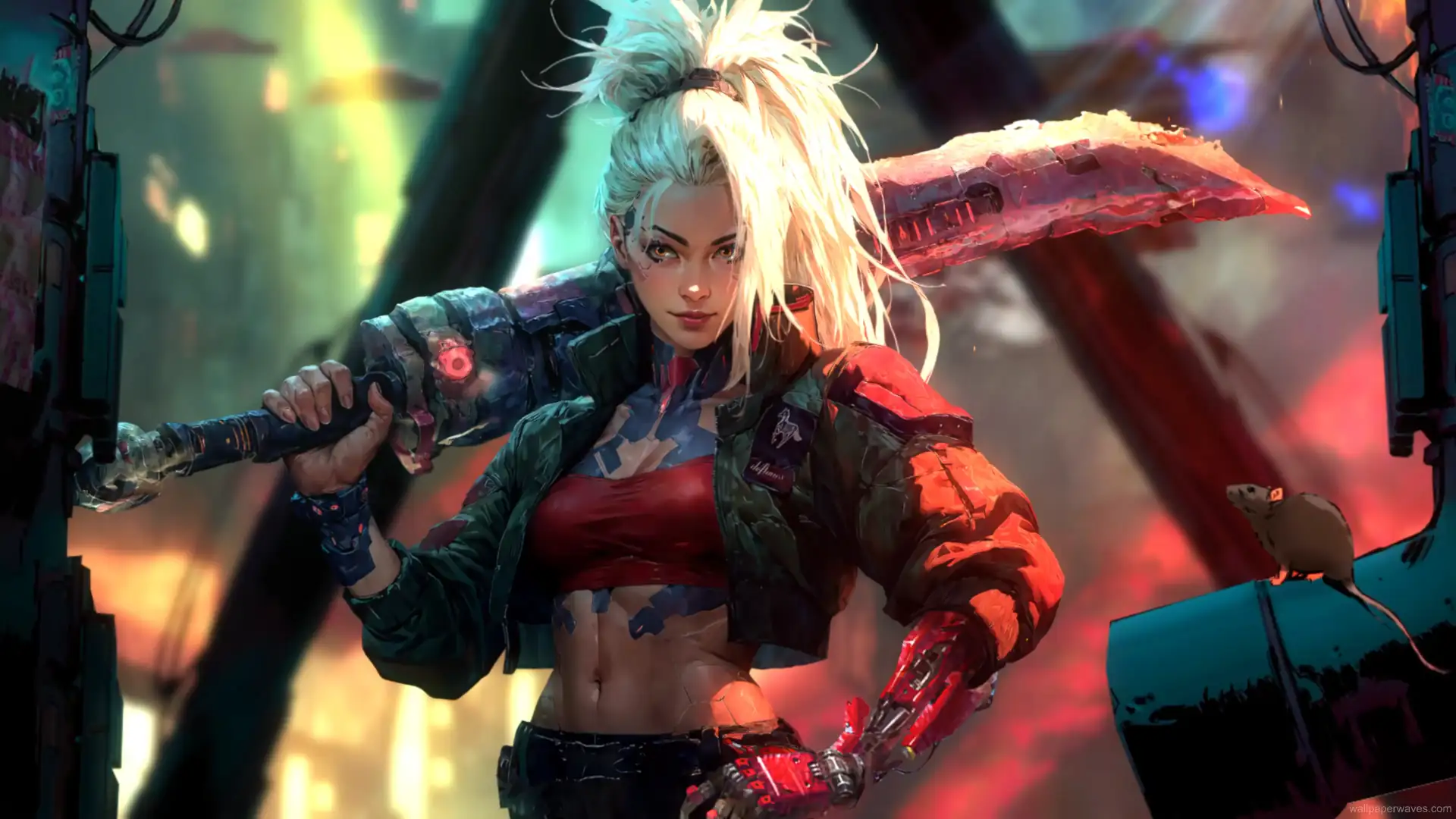 Cyberpunk Blade Girl Live Wallpaper