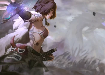 Fantasy Girl Warrior Mineko Live Wallpaper