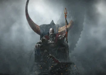 Kratos Sitting On The Throne God Of War: Ragnarok Live Wallpaper