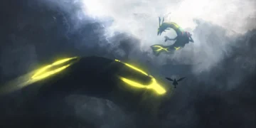 Rayquaza Arrives The Sky Pokemon Live Wallpaper