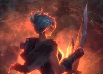 Riven Exile Sword League of Legends Live Wallpaper