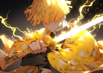 Zenitsu Thunder Breathing Live Wallpaper