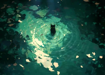 Blissful Lonely Cat Chill Live Wallpaper