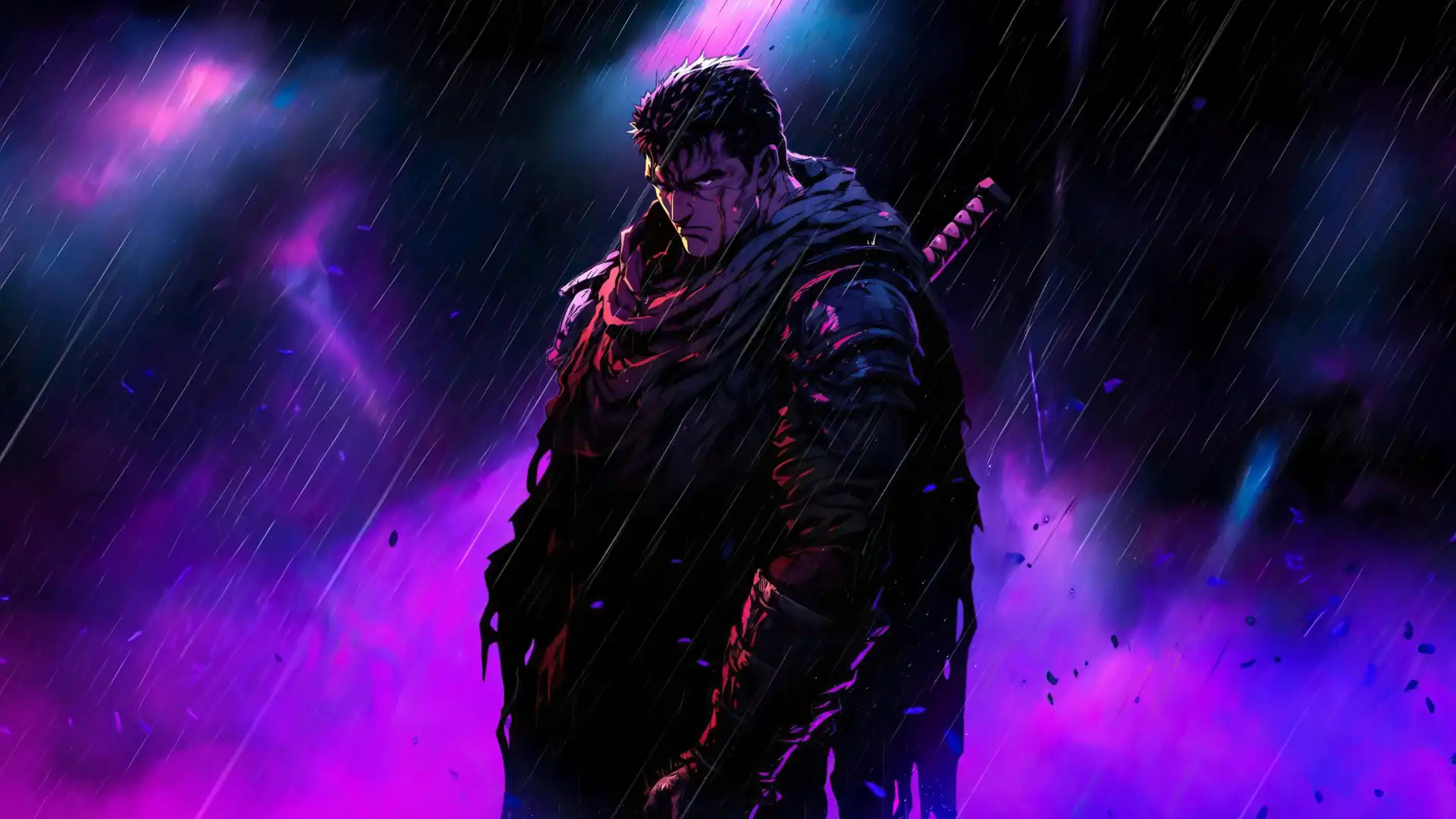 Guts In The Rain Live Wallpaper