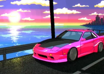 Retrowave Nissan Skyline Live Wallpaper