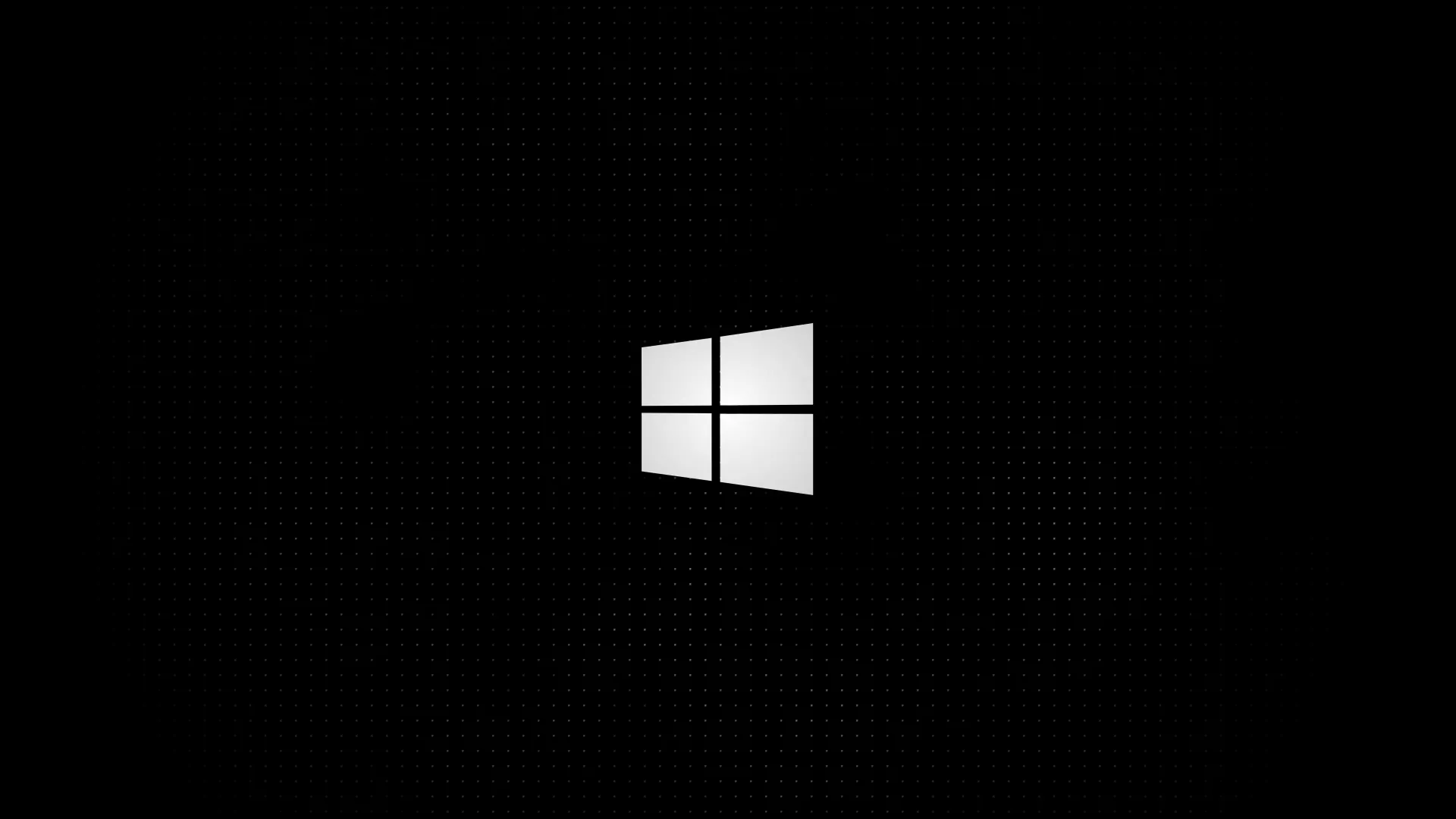 Glitch-style animated wallpaper featuring a distorted Windows logo with flickering digital noise, RGB shifts, and pixelated interference on a dark, techy background. Perfect for fans of retro digital art and tech aesthetics.