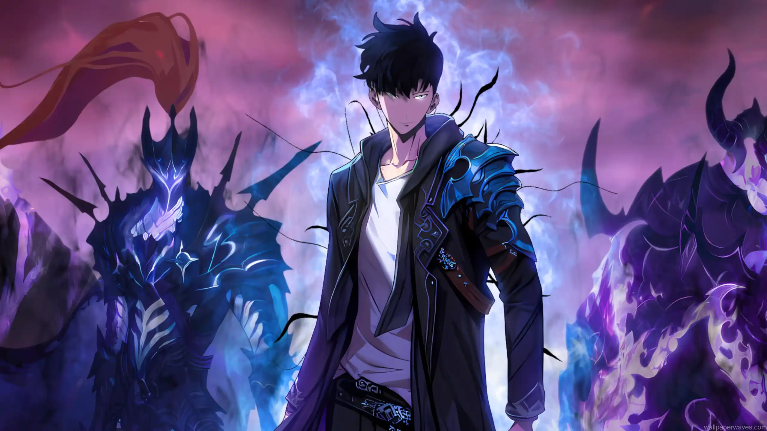 Sung Jin Woo Shadow Monarch Live Wallpaper