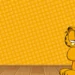 Classic cartoon Garfield lounging in hand-drawn comic style with blinking animation and subtle movement – live wallpaper.