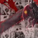 Denji transforming into Chainsaw Man with glowing chainsaw blades and sparks flying in a dark intense anime live wallpaper