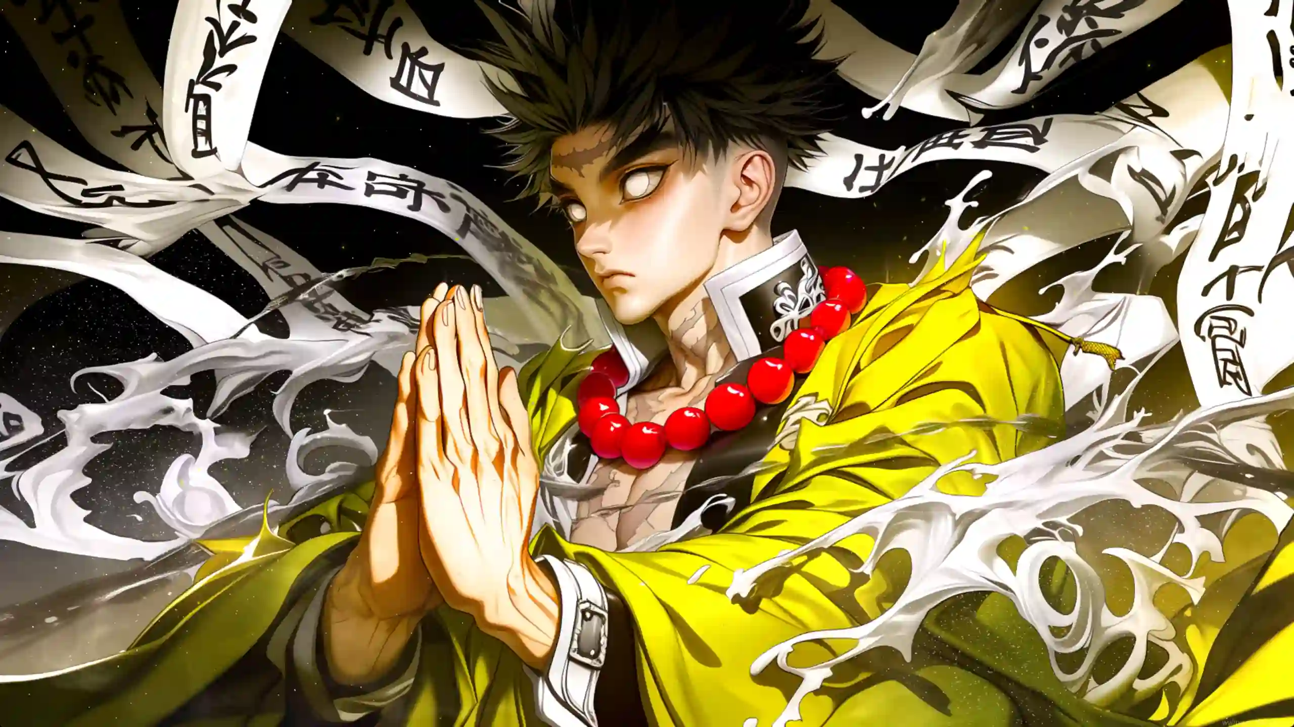 Stone Hashira Gyomei Himejima Demon Slayer Live Wallpaper