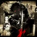 Tanjiro Kamado Memory Flashback Live Wallpaper 10 Tanjiro Kamado with glowing red eyes holding sword surrounded by sepia-toned flashback memories live wallpaper