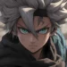 Black Clover Asta Close-Up Battle Ready Live Wallpaper 10 Asta Black Clover intense close up anime warrior silver hair green eyes battle ready determined expression wallpaper