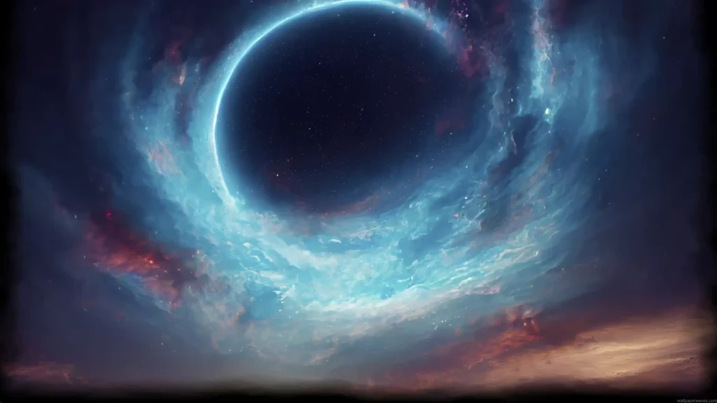 Cosmic Eclipse Nebula Sky Live Wallpaper