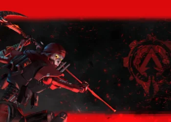 Revenant Apex Legends red shadow scythe attack glowing eyes dark assassin futuristic killer intense action wallpaper