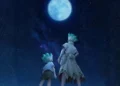 Senku dr stone moon night anime stars science aesthetic sky galaxy silhouette wallpaper