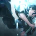 Muichiro Tokito from Demon Slayer surrounded by glowing blue mist energy while holding sword anime wallpaper