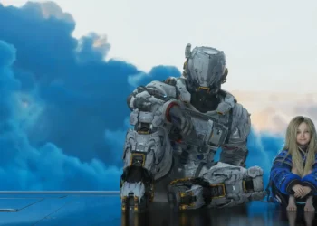pragmata robot girl sci fi futuristic companion calm aesthetic gaming wallpaper