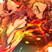 Rengoku Flame Breathing Ninth Form Live Wallpaper 10 Kyojuro Rengoku Flame Breathing Ninth Form wallpaper, Demon Slayer fire Hashira artwork, blazing anime battle scene, powerful Kimetsu no Yaiba character wallpaper, fiery anime aesthetic