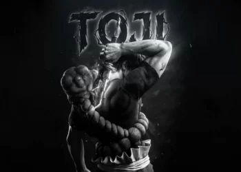 Toji Fushiguro cursed blade wallpaper, Jujutsu Kaisen Toji anime artwork, Sorcerer Killer monochrome scene, dark anime warrior wallpaper, powerful JJK character aesthetic