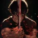 Toji Fushiguro and Maki Zenin wallpaper, Jujutsu Kaisen Zenin legacy, blood stained sword anime artwork, dark anime warrior scene, powerful JJK character wallpaper
