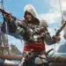 Edward Kenway Assassins Creed Black Flag Live Wallpaper 10 Edward Kenway aiming twin flintlock pistols aboard a pirate ship in the Caribbean in Edward Kenway Assassins Creed Black Flag Live Wallpaper.