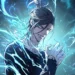 Kayden Break Eleceed Live Wallpaper 10 Kayden Break from Eleceed surrounded by glowing blue lightning and powerful electric energy in an anime live wallpaper.