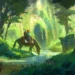 Link Lost Temple The Legend of Zelda Live Wallpaper 10 Link on horseback discovering an ancient forest temple in The Legend of Zelda live wallpaper.