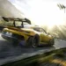 Porsche 911 GT3 RS Mountain Drive Live Wallpaper 10 Yellow Porsche 911 GT3 RS speeding through a sunlit mountain road surrounded by forests in a cinematic live wallpaper.