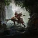 Amazon Path of Exile 2 Live Wallpaper 10 Amazon warrior wielding a spear and shield inside ancient jungle ruins from Path of Exile 2 live wallpaper.