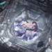 Columbina Genshin Impact Zero Gravity Live Wallpaper 10 Columbina from Genshin Impact floating in zero gravity inside a futuristic space station live wallpaper.
