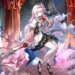 Denia Wuthering Waves Fusion Resonator Live Wallpaper 10 Denia from Wuthering Waves with pink hair and elegant fantasy outfit as a Fusion Resonator live wallpaper.