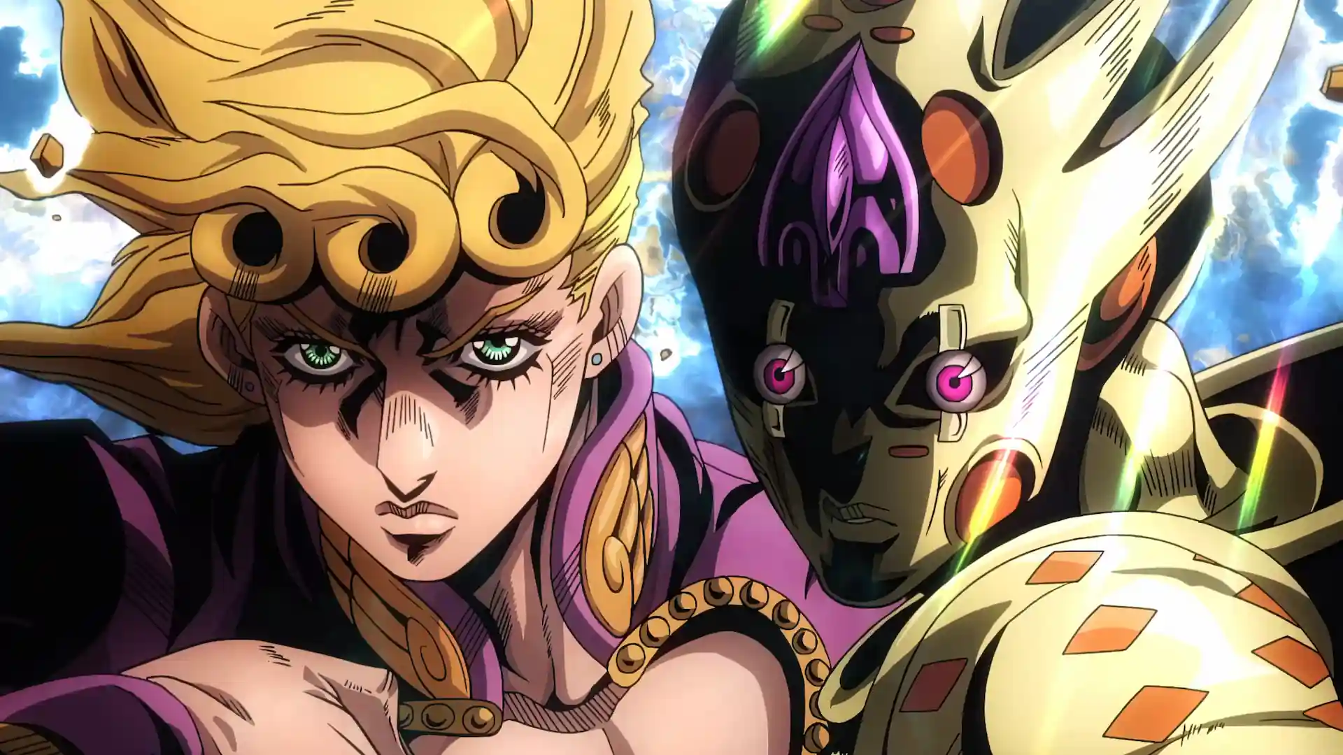 Giorno Giovanna with Gold Experience Requiem JoJo's Bizarre Adventure live wallpaper