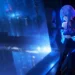 Lucy Wuthering Waves Cyberpunk Night Live Wallpaper 10 Lucy from Cyberpunk Edgerunners in a Wuthering Waves cyberpunk city at night live wallpaper