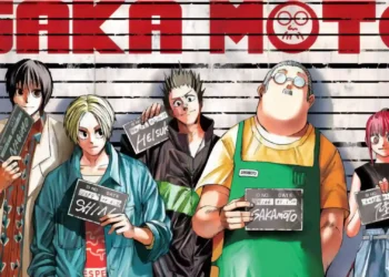 Sakamoto Days Group Mugshot Live Wallpaper 1 Sakamoto Days group mugshot featuring Taro Sakamoto, Shin Asakura, Nagumo, Heisuke Mashimo, and Lu Shaotang live wallpaper.