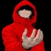 Yuji Itadori Red Jacket Dark Live Wallpaper 10 Yuji Itadori wearing a red hooded jacket against a dark black background Jujutsu Kaisen live wallpaper.