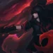 Akame Red Sword Akame ga Kill Live Wallpaper 10 Akame wielding her sword with glowing red eyes and swirling crimson energy in Akame ga Kill live wallpaper