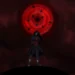 Madara Uchiha Infinite Tsukuyomi Live Wallpaper 10 Madara Uchiha standing beneath a massive glowing red Sharingan during Infinite Tsukuyomi in Naruto Shippuden live wallpaper