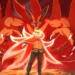 Naruto Baryon Mode Kurama Live Wallpaper 10 Naruto Uzumaki in Baryon Mode with glowing orange chakra and Kurama towering behind him in Naruto live wallpaper