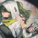 Fluorite from Arknights Endfield holding dual futuristic pistols in tactical gear live wallpaper
