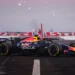 Red Bull F1 Car and Stunt Plane Live Wallpaper 10 Red Bull F1 car parked in front of a Red Bull stunt plane on a snowy wet runway live wallpaper